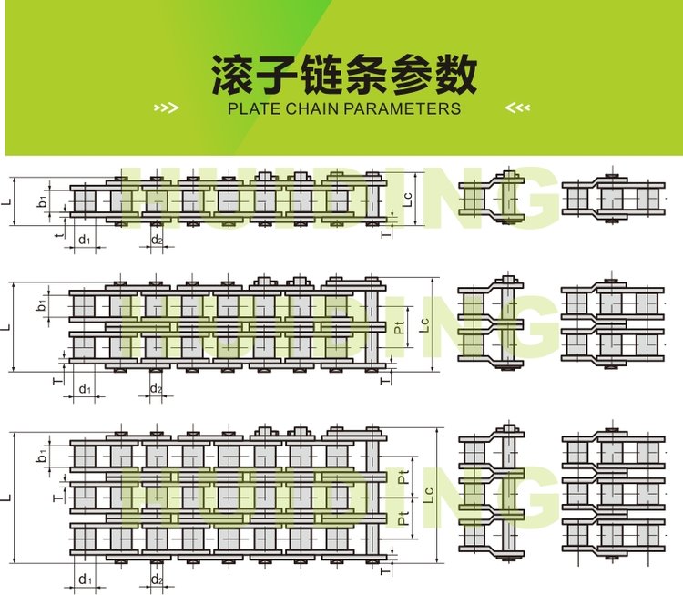 a系列24a-3输送链条 工业传动链条 三排重型精密滚子链条 - 爱企查